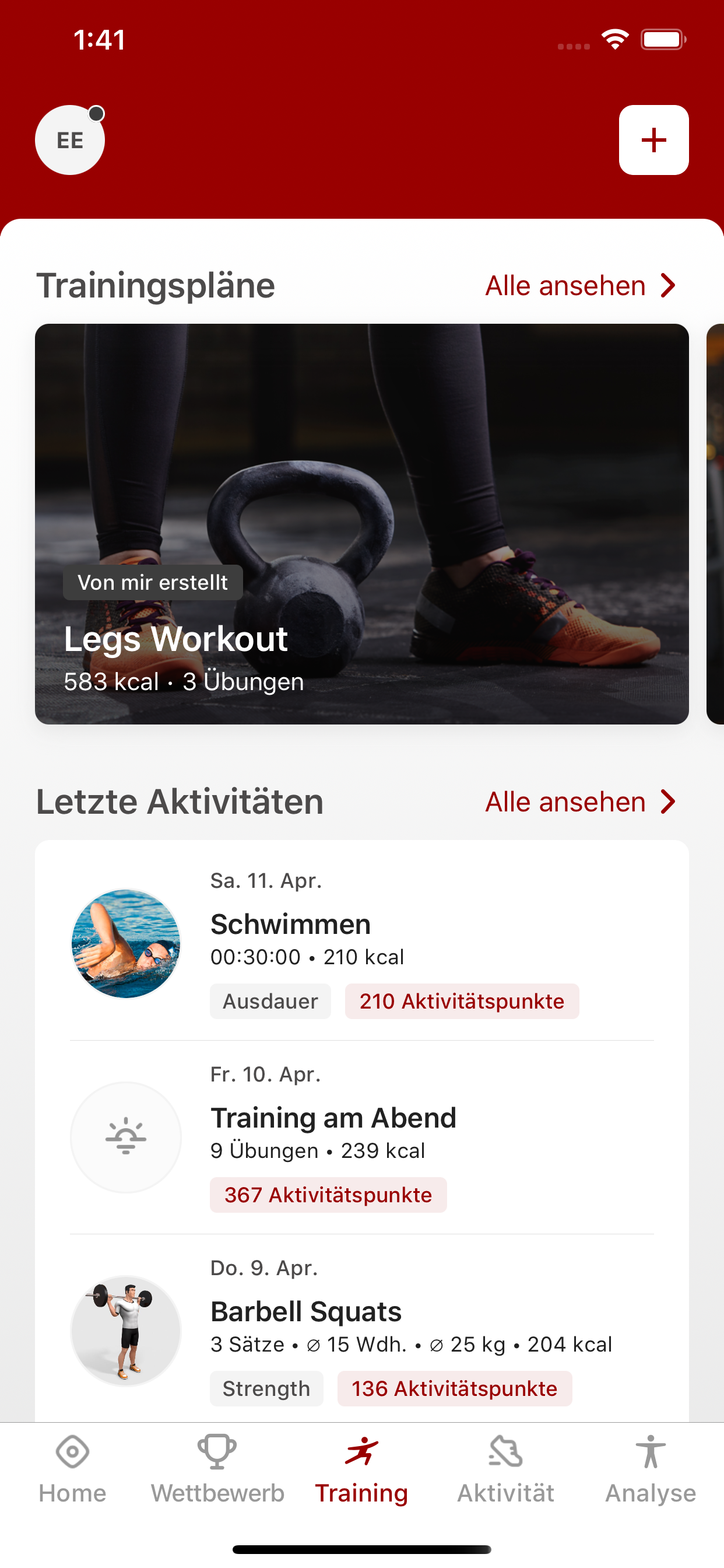 Training Vitalis Fitness