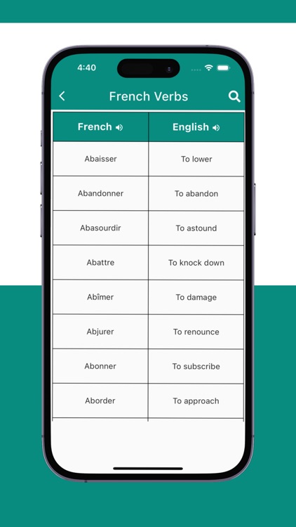French Verbs App