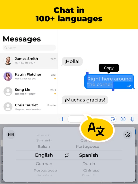 TypeOn: Ai Keyboard Translator iPad screenshot 4 - Productivity app