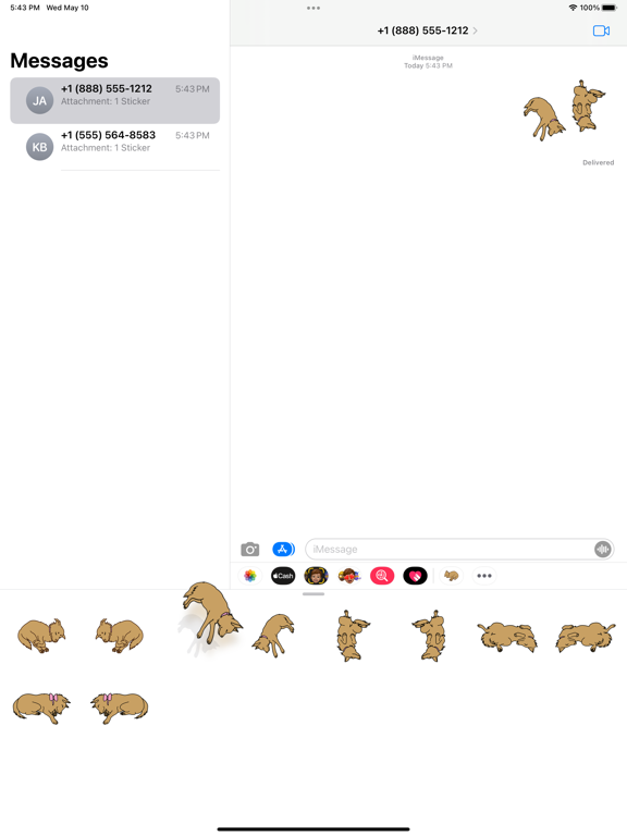 Screenshot #5 pour Chien autocollant sommeil