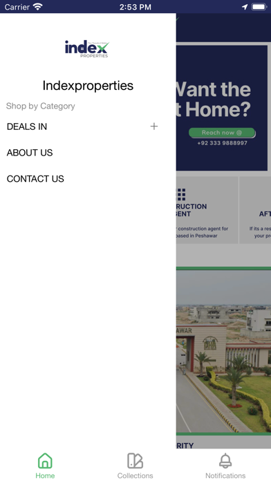 Index Properties Screenshot