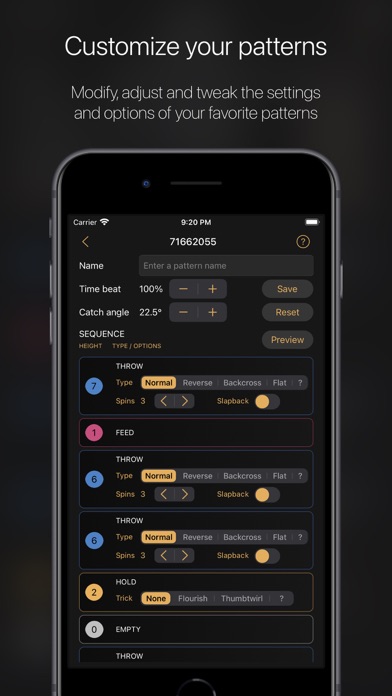 Juggle Pro - Siteswap Lab Screenshot