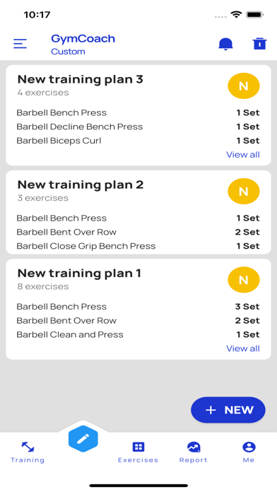 Screenshot 2 of Gym Coach - Workout Trainer App