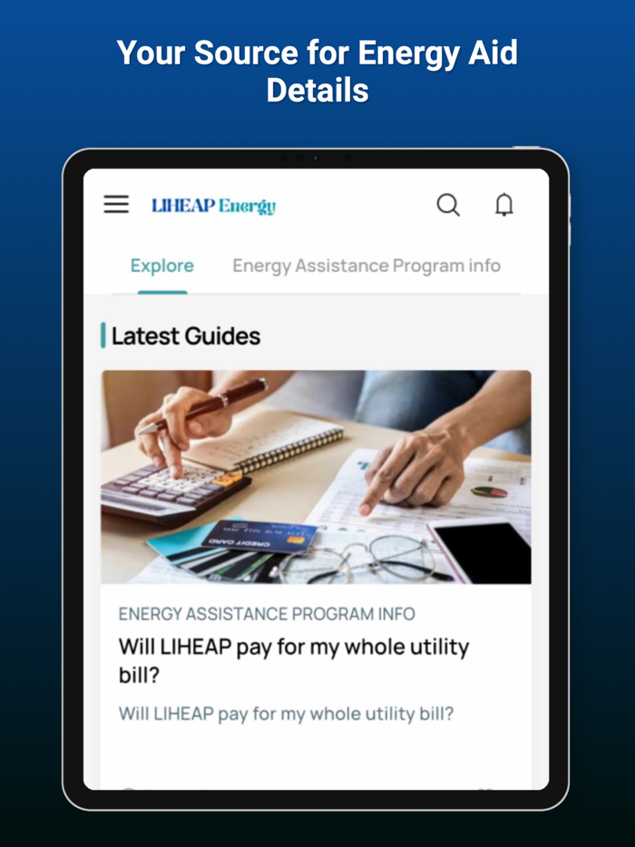 Energy Assistance Program Info