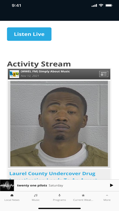 SAM 103.9 WWEL FM Screenshot