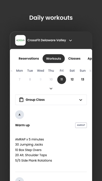 CrossFit Delaware Valley Screenshot