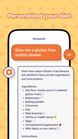 Game screenshot AI recipes - Your Meal Planner apk