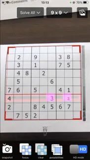 sudoku solver realtime camera iphone screenshot 4