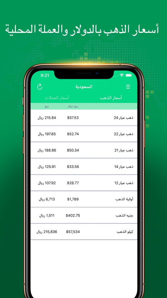 #2. أسعار الذهب وصرف العملات (iOS) 来自: Umit Kokalan