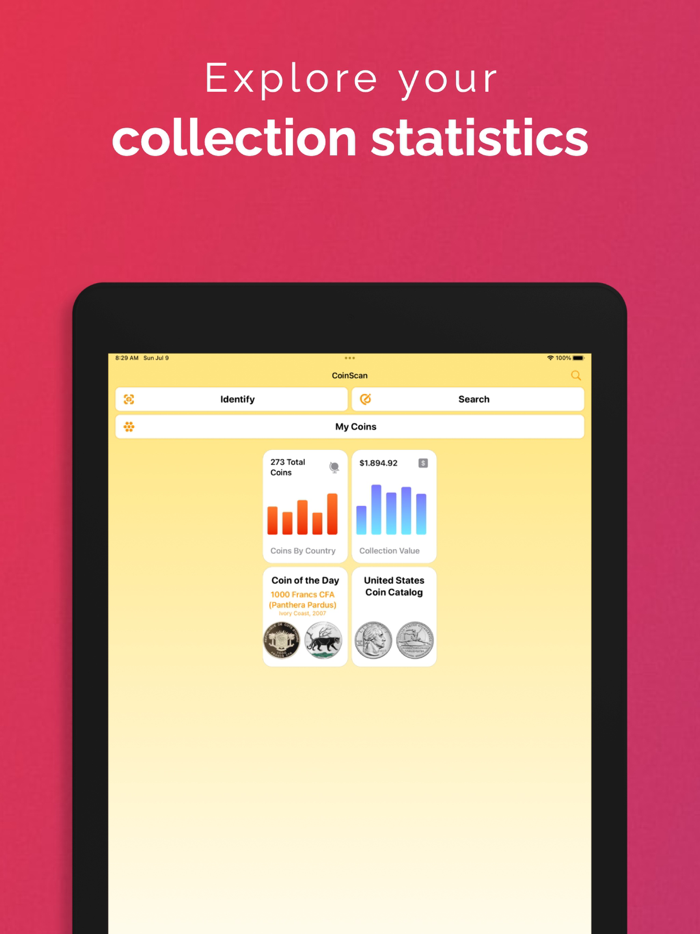 LuckyScan Coin Identifier