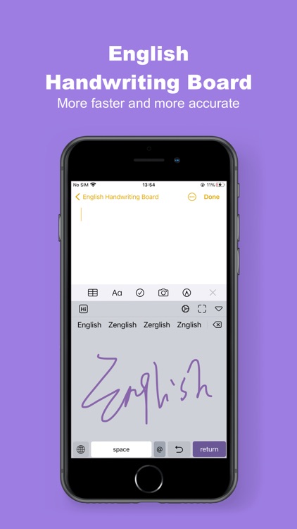 English Handwriting Board screenshot-0
