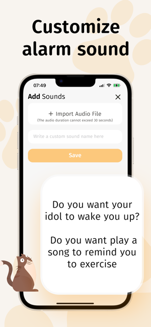 ‎Meow Alarm Clock - Wake You Up Screenshot