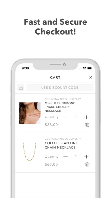 Georgina Nicol Jewelry Screenshot