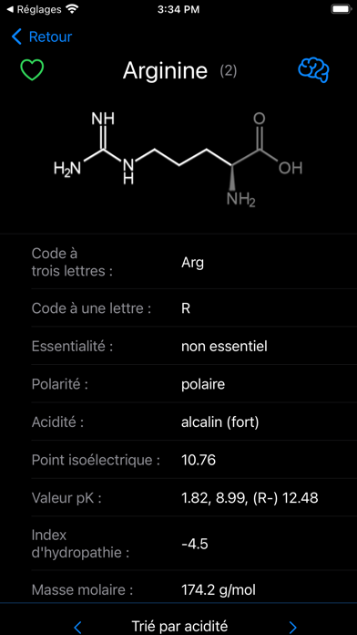 iAmino - Amino Acids Screenshot