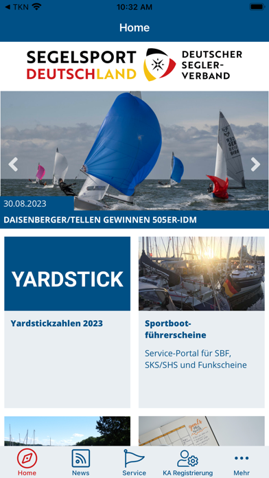 Deutscher Segler-Verband Screenshot