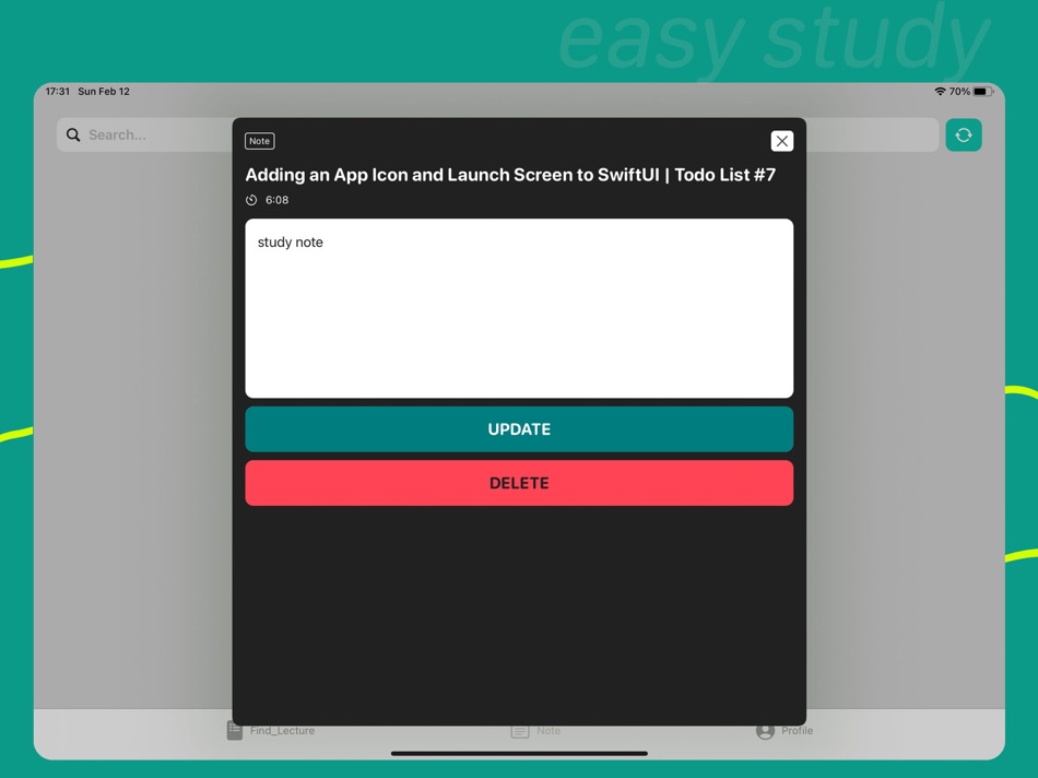 #4. easyLaifu Study (iOS) De: JINFANG CUI