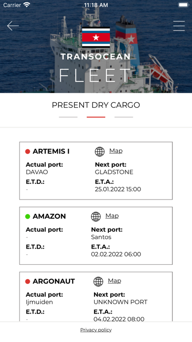 Screenshot #2 pour Transocean Maritime Agencies