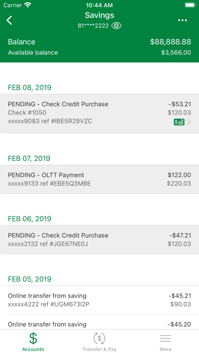 Spencer County Bank Screenshot