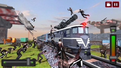 Train shooting : Zombie War Screenshot