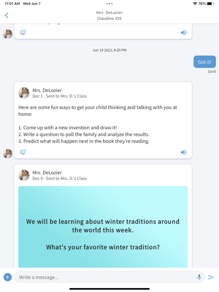 FAMILIES  TalkingPoints