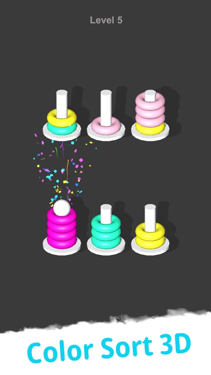 Color Sort 3D - Calm Sorting