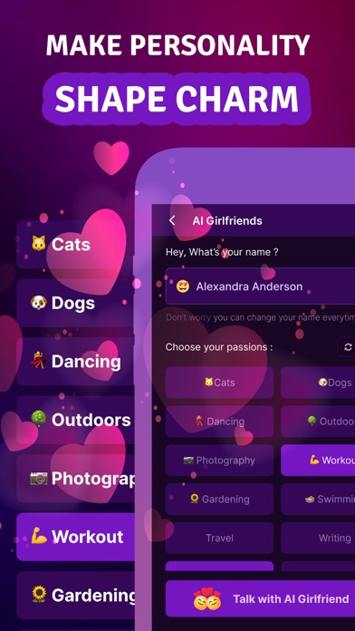 AI Girlfriend Chat AI Roleplay Screenshot