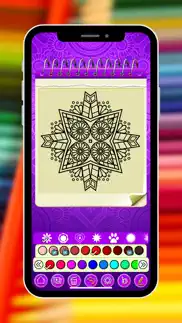 mandala coloring pages book: iphone screenshot 2