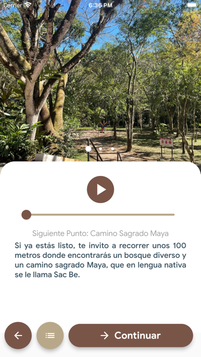Audioguía Maya Copán Screenshot