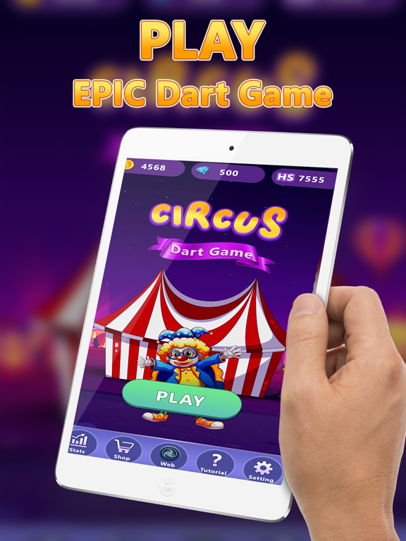 Screenshot #6 pour Circus Dart Shooter: Bulls Eye