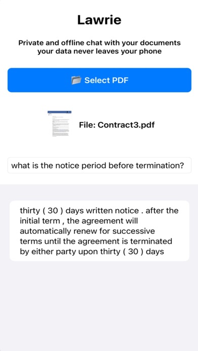 Lawrie AI Screenshot