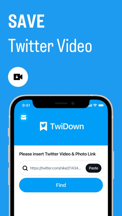 TwiDown - Tweet Video Saver Screenshot