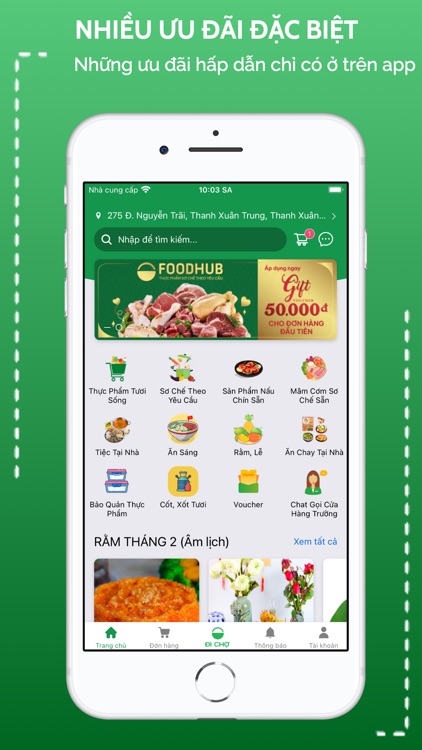 FoodHub Thực phẩm sạch tận nhà