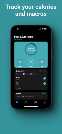 Game screenshot CaloTrack - Calories tracker mod apk