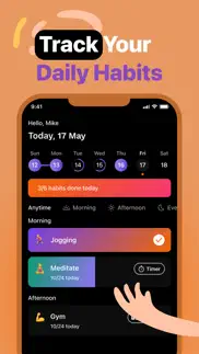 habiton: goal & habit tracker iphone screenshot 1