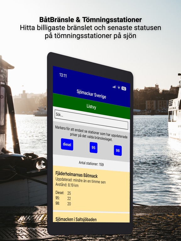 Screenshot #4 pour BåtBränsle & Tömningsstationer