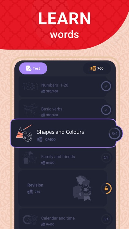 Learn Turkish Words by Levels