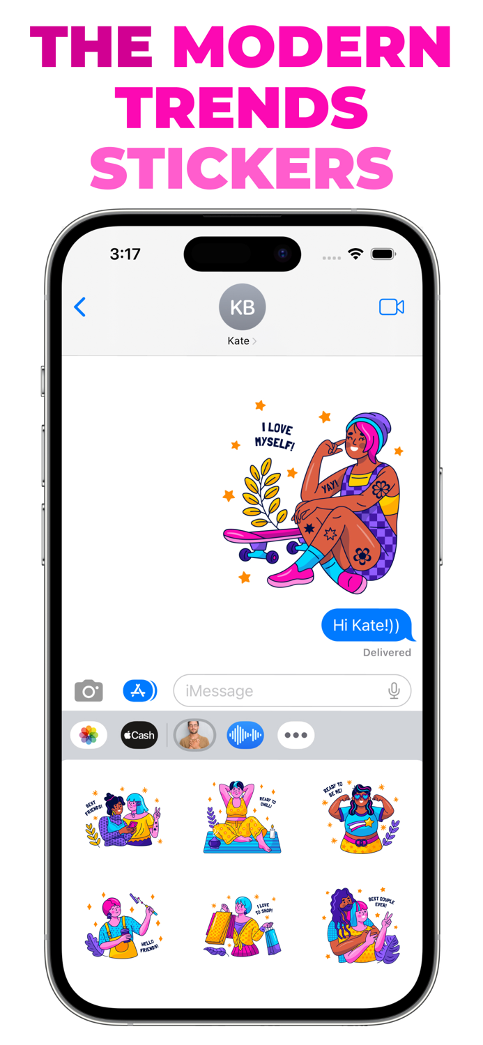 The Modern Trends stickers