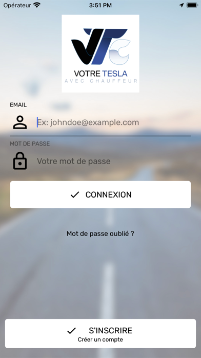 Votre Tesla avec Chauffeur Screenshot