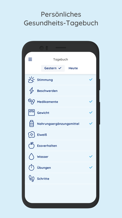 ACHT Adipositas-App Screenshot