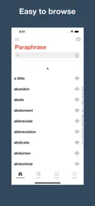 Dictionary of Paraphrases screenshot #1 for iPhone