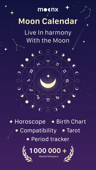 MoonX — Moon Calendar U'd Love Screenshot