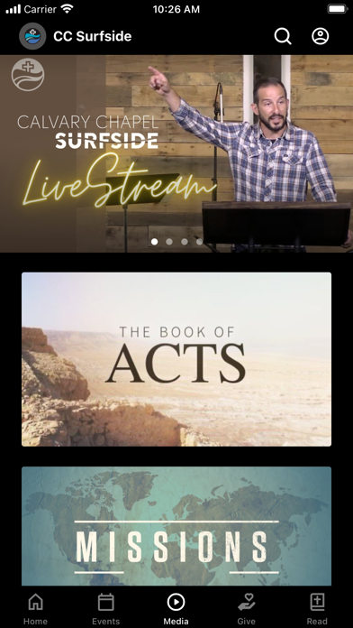 Calvary Chapel Surfside Screenshot