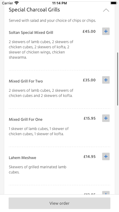 Soltan lounge, Kingston upon Screenshot
