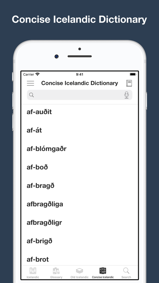 #9. Combined Icelandic Dictionary (iOS) By: Trang Hoai