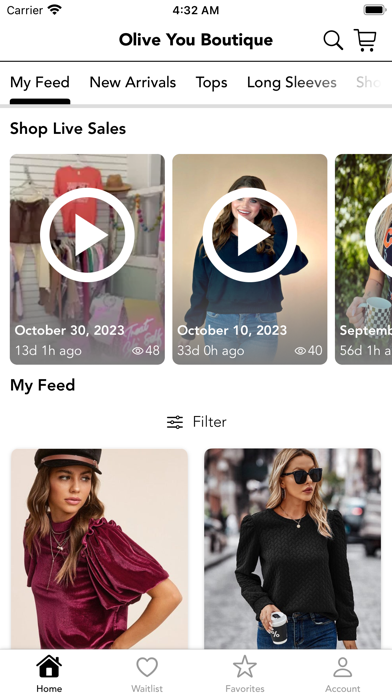 Olive You Boutique Screenshot