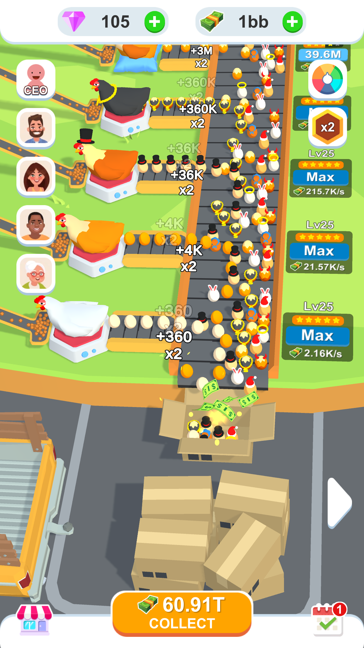 Idle Egg Factory 3D screenshot 2