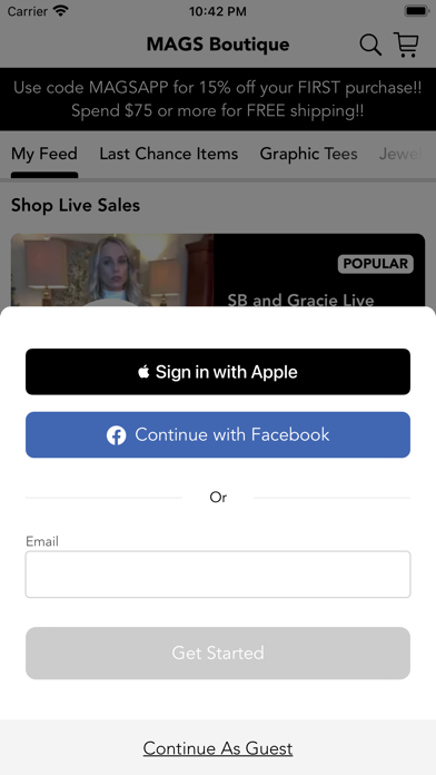 MAGS Boutique Screenshot