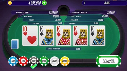 Video Poker-Casino Card Games Screenshot