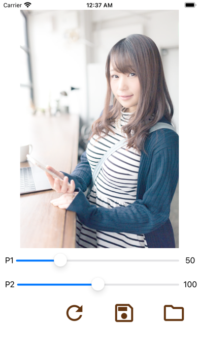 Photo Contrast Adjustment Screenshot