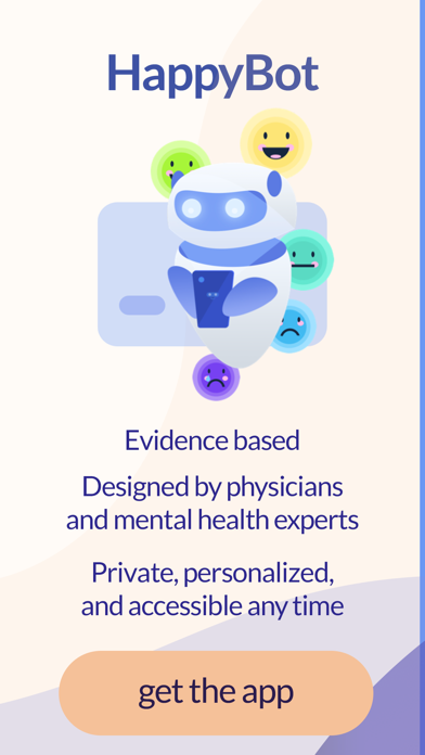 HappyBot: Emotional Wellness Screenshot
